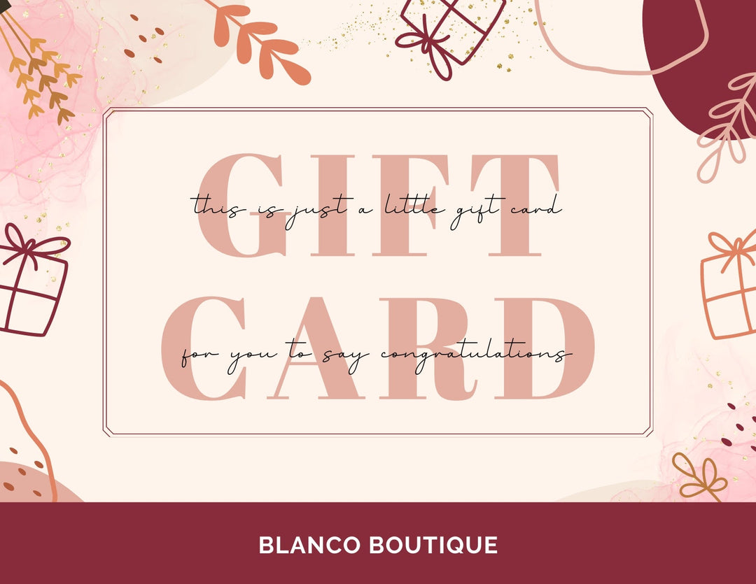 GIFT CARD - Blanco Boutique México