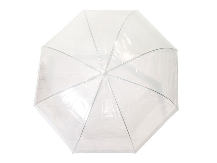 Paraguas de Burbuja Transparente - Blanco Boutique México